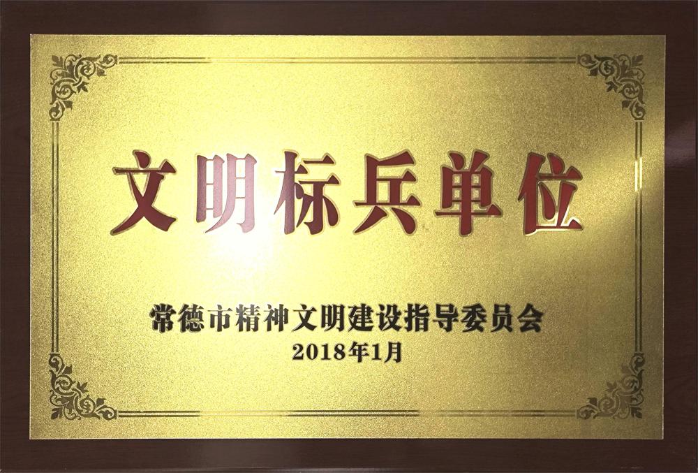 2018年文明标兵单位